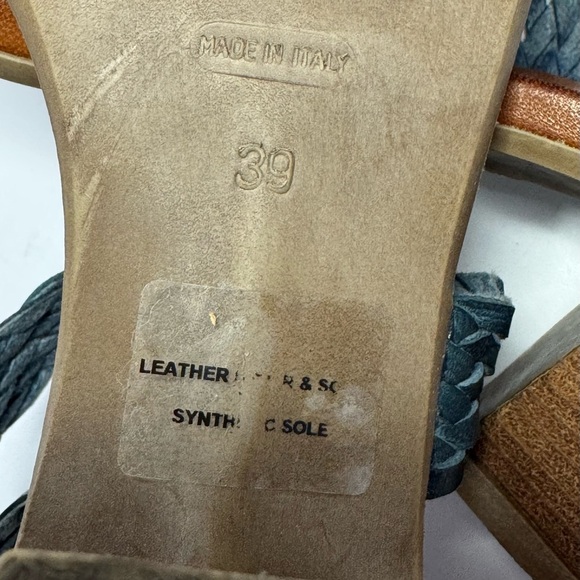 SUNDANCE Bonaire Strappy Sandals Blue 39 - Picture 7 of 10